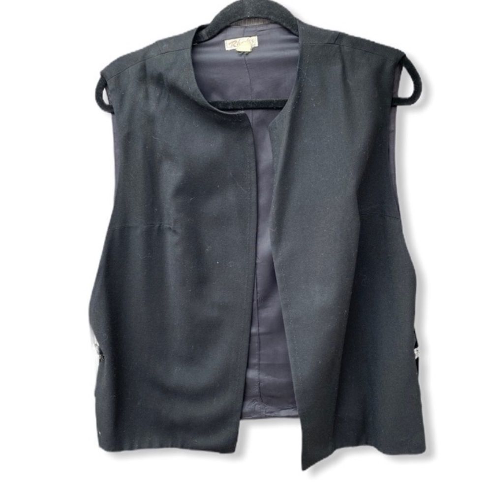 Vintage Rhodes of California Vest Black